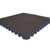 Tatami puzzlowe EVA 2 cm – czarno-niebieskie, 100 × 100 cm