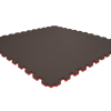 Tatami puzzlowe EVA 4 cm – czarno-czerwone, 100 × 100 cm - NA ZAMÓWIENIE