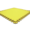 Tatami puzzlowe EVA 2 cm – czarno-żółte, 100 × 100 cm