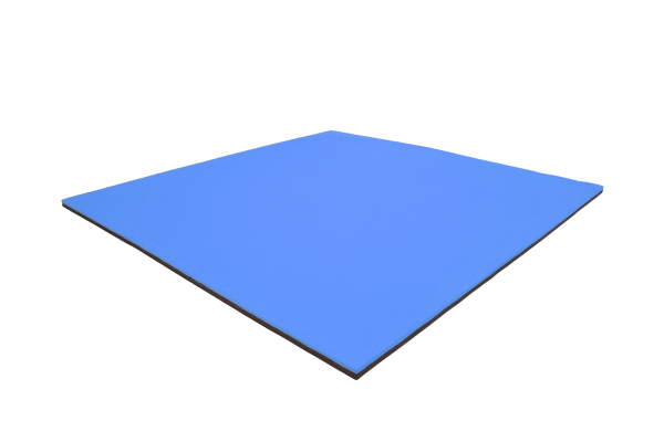 Tatami puzzlowe EVA 2 cm – czarno-niebieskie, 100 × 100 cm