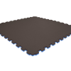 Tatami puzzlowe EVA 2 cm – czarno-niebieskie, 100 × 100 cm