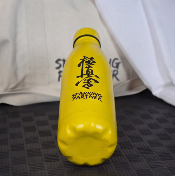 Butelka Karate Kanji - Żółta Stal