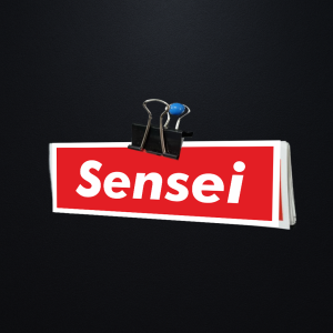 zsvbyovozu-sensei.png Naklejka Sensei SUPREME